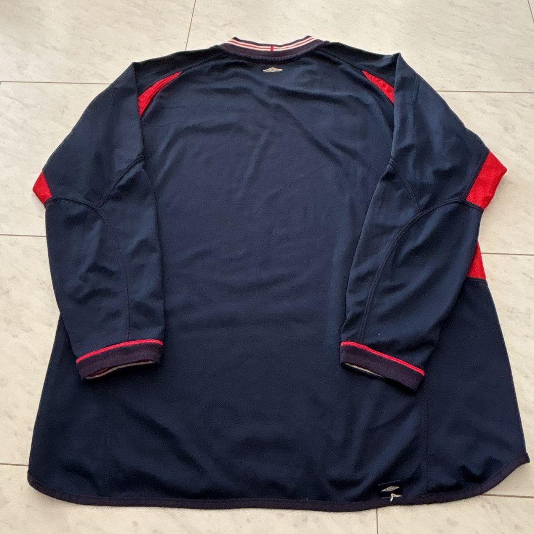 希少 イングランド代表 02/03 ユニフォーム 長袖 UMBRO リバーシブル
