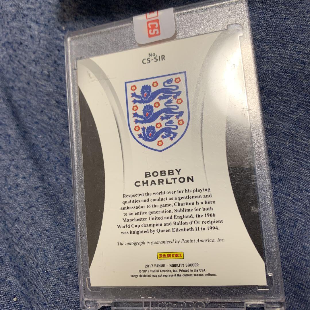 panini soccer ボビー・チャールトン 直筆サインカード 激レア