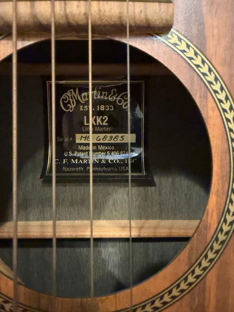 【使用感少】Martin LXK2 リトルマーチン 2007年製【天然木指板】