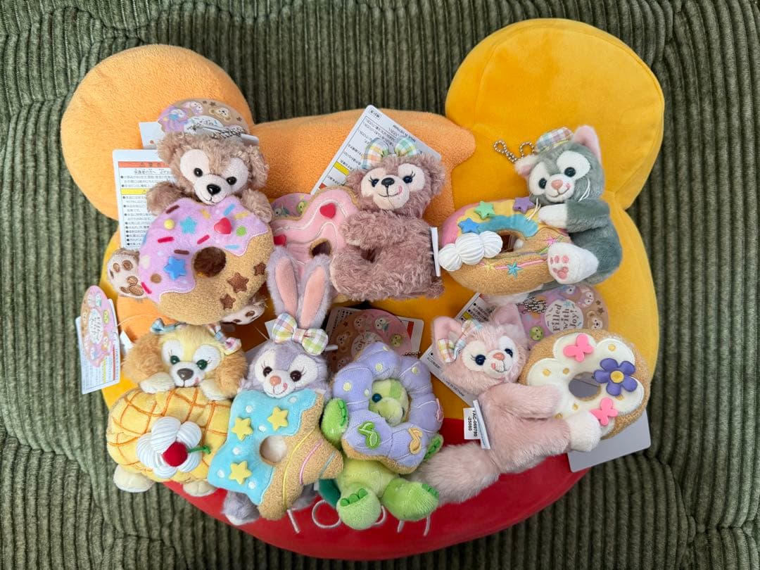 タグ付き新品ダッフィー　ぬいバ7種+クリスマスぬいバ5種　12体セット