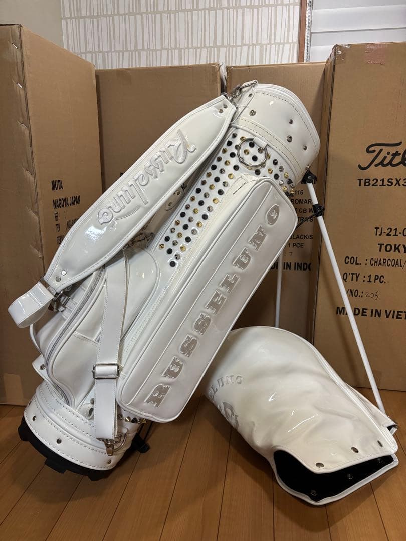 RUSSELUNO ラッセルノ ルチャ　スタンド式 キャディバッグ 6分割 美品