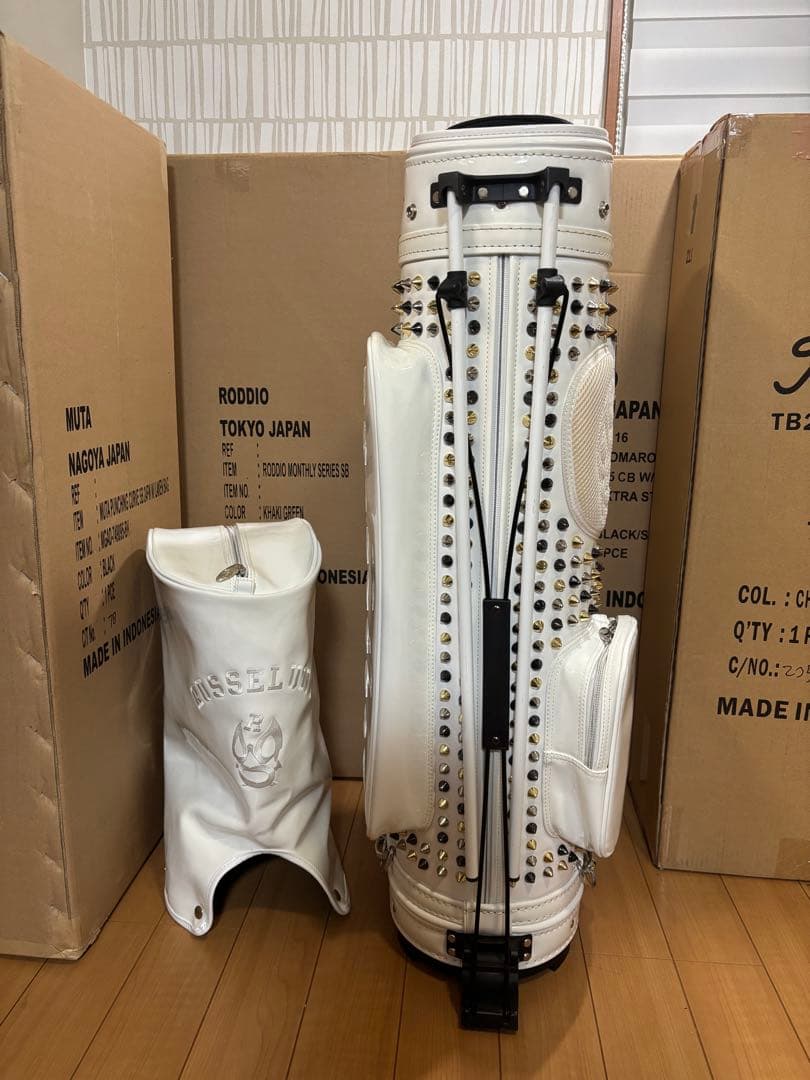 RUSSELUNO ラッセルノ ルチャ　スタンド式 キャディバッグ 6分割 美品