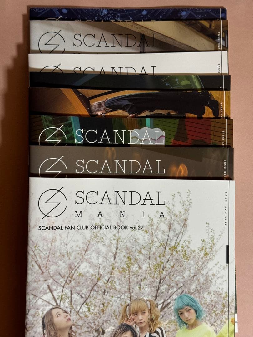 SCANDAL MANIA 会報39冊　vol.3〜41まで。