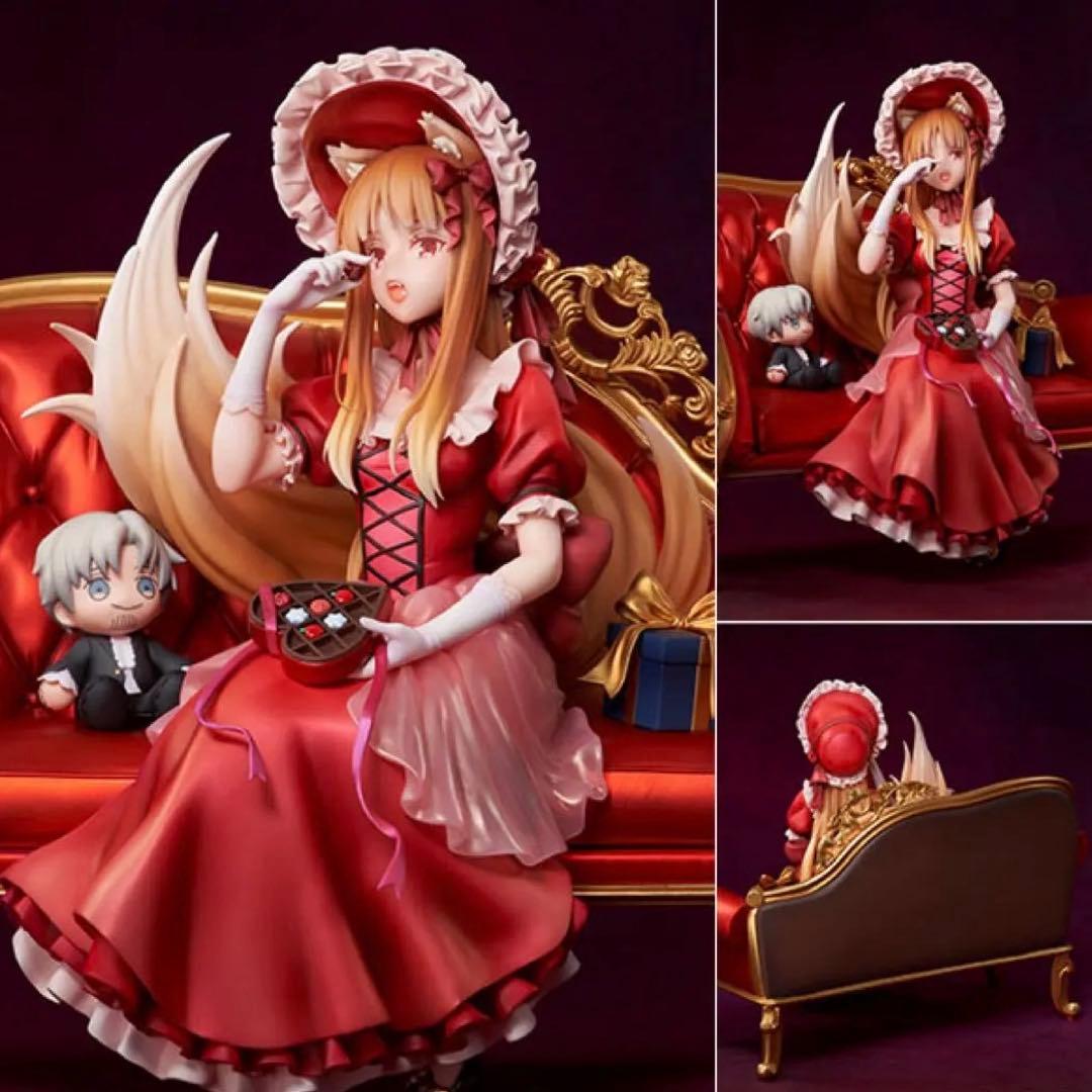 狼と香辛料 ホロ バレンタインVer. 1/7 完成品フィギュア　特典色紙付き