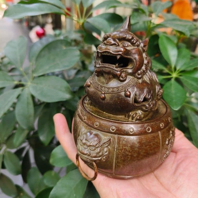 銅器 香炉 神獣香炉 香道具 茶道具 工芸品 置物