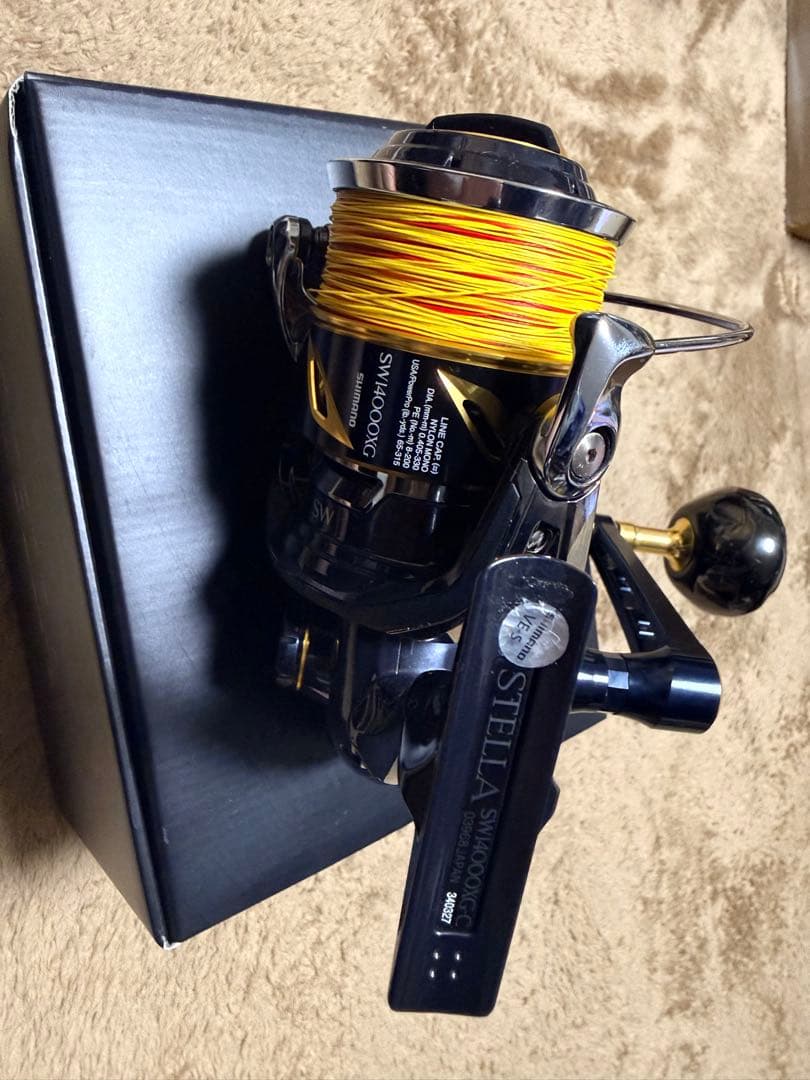 SHIMANO ステラ SW14000XG ゴメクサス製ノブ変更