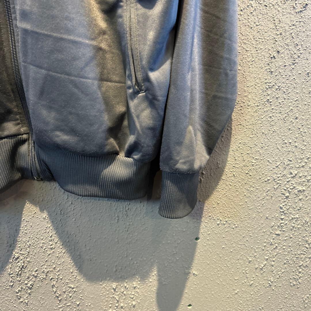 adidas トラックジャケット　ファイヤーバード　グレー×ネオンイエロー　L