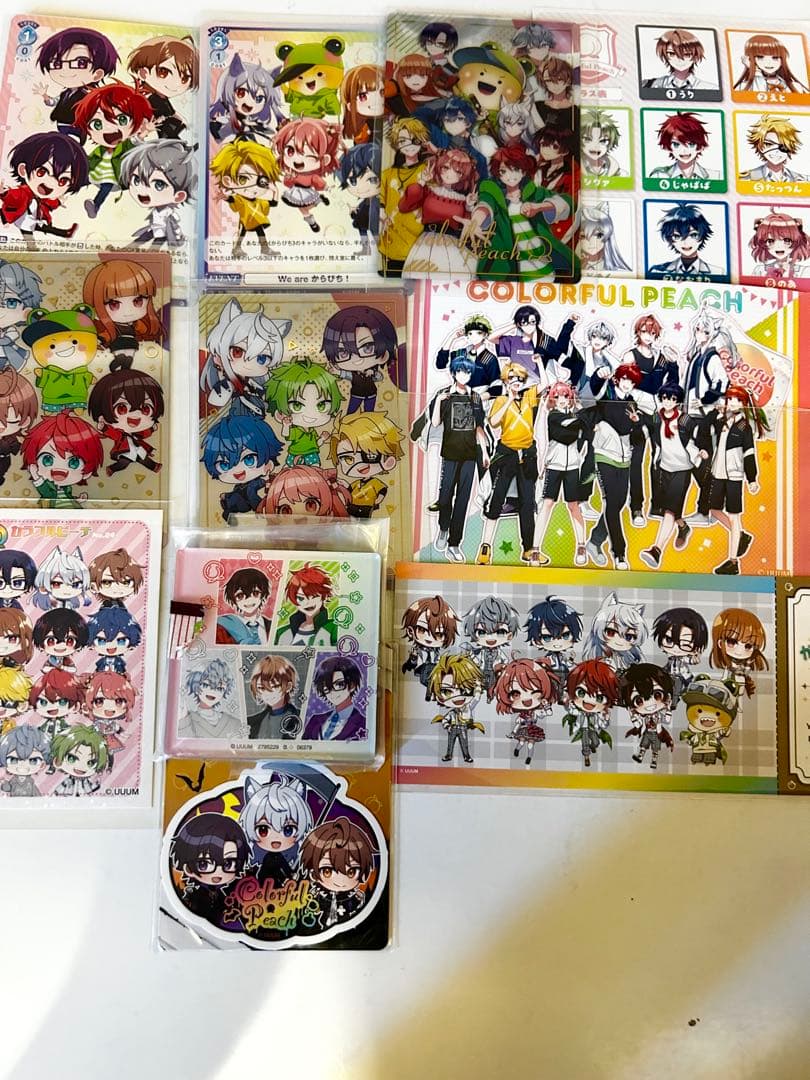 からぴち　カラフルピーチ　迷子グッズ