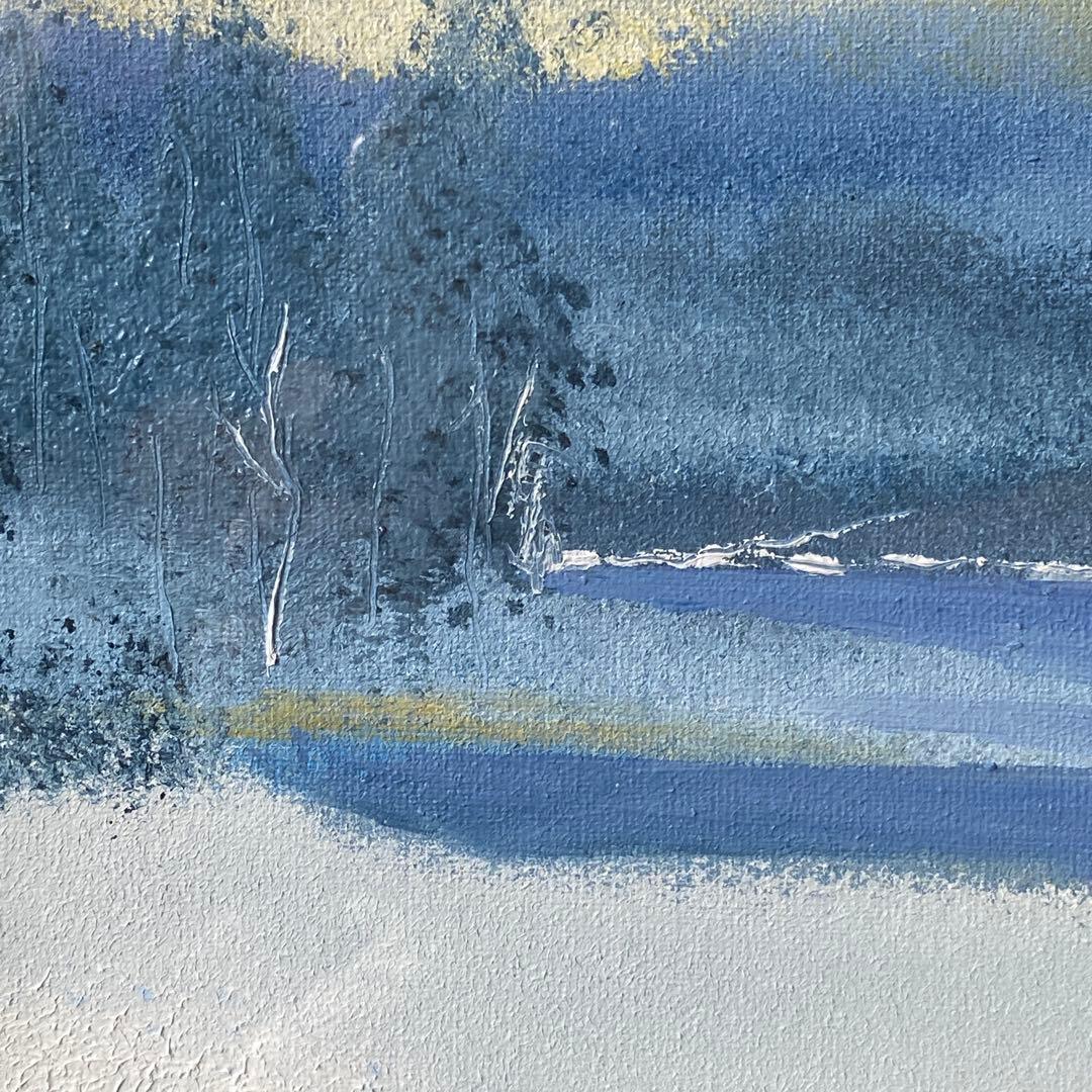 多田晴義作「北海道・富良野」　風景画　油彩画