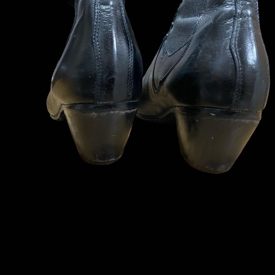 お正月セール　フラメンコ　ブーツ　ボタ　25センチ　メンケス