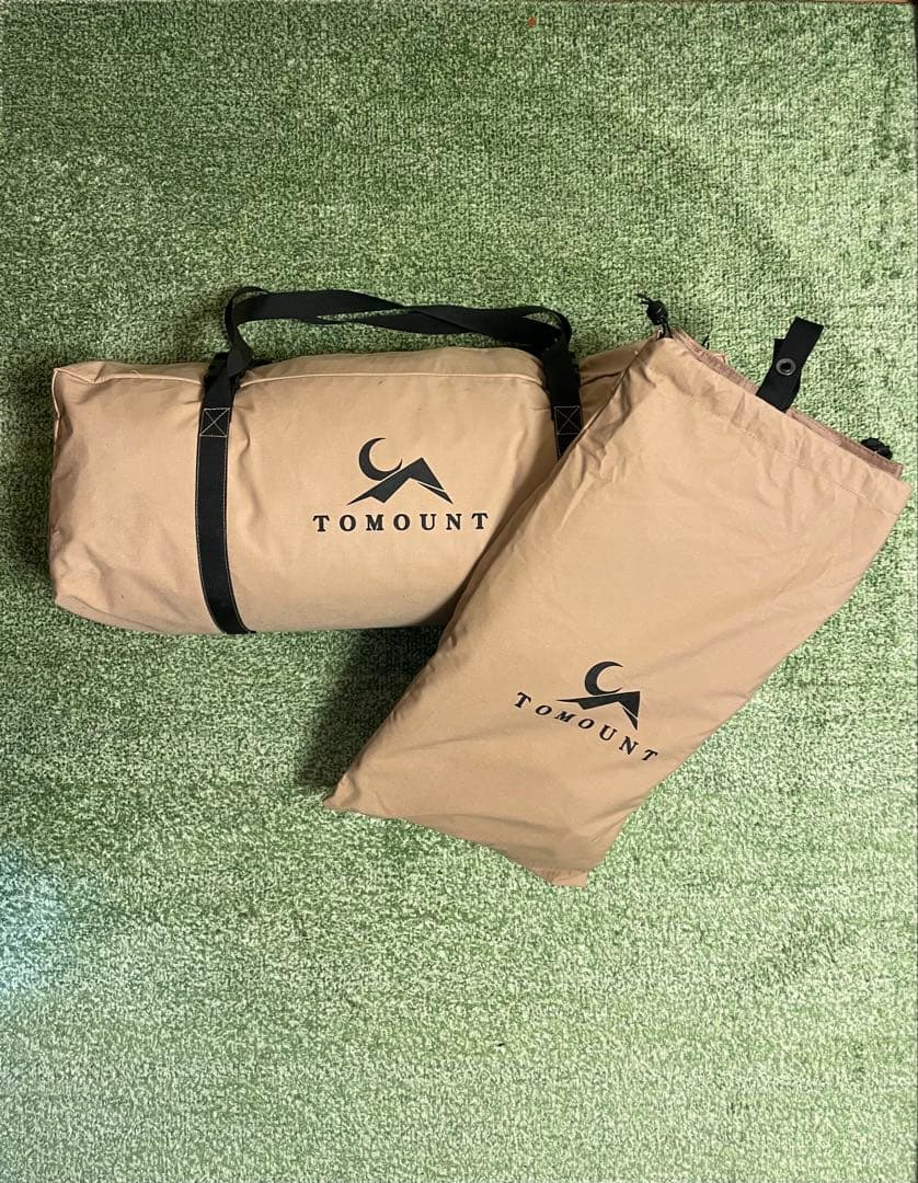 tomount パップテント　前幕セット　TC素材