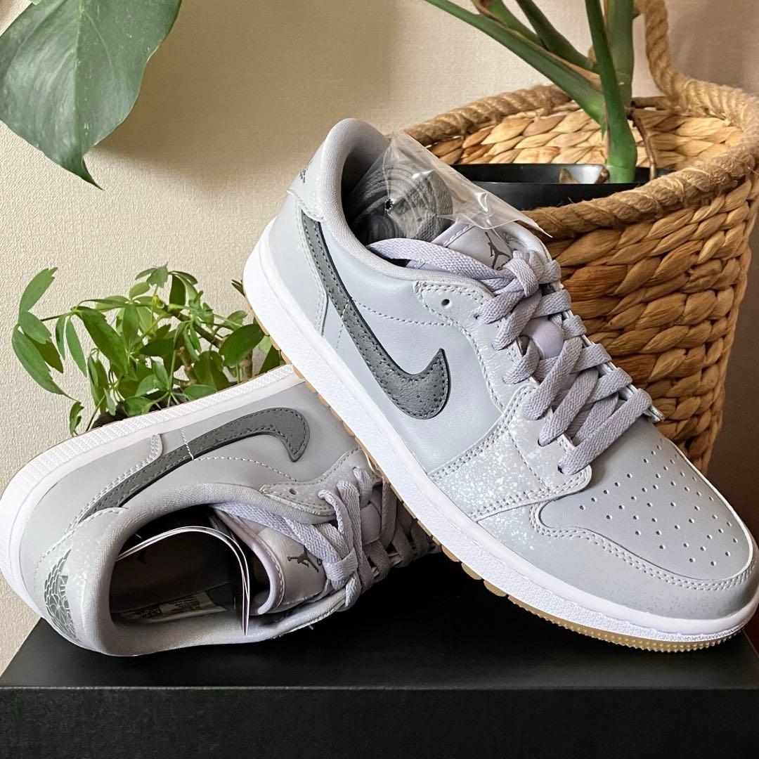 シューズ(女性用) Nike Air Jordan 1 Low Golf Wolf Grey Gum