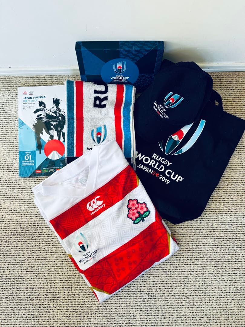ラグビーワールドカップ2019 Canterbury ウェア　キャップ　タオル
