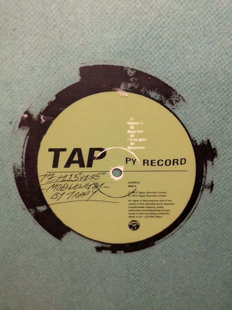 ミッドレングスTappy Records7'2MOD LENGTH