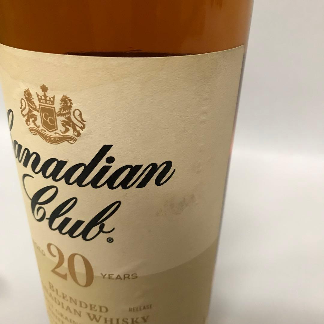 ◯ 未開栓　ウイスキー　カナディアンクラブ　20年　750ml 40% /M6