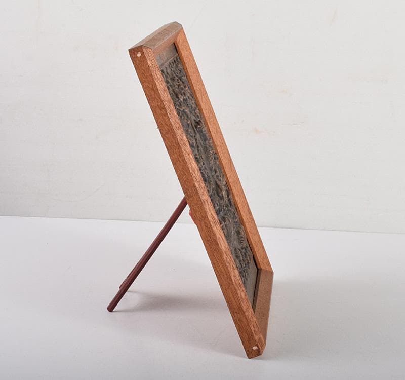 仏教美術　古銅　掛け仏　銅板レリーフ　額装　V　R4916