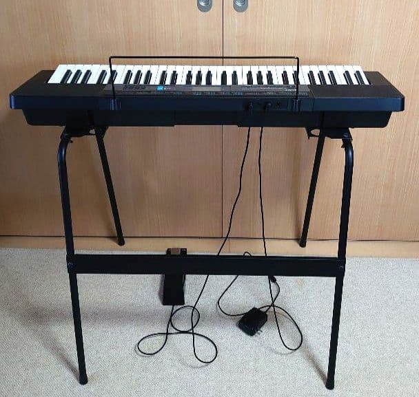 CASIO 61鍵盤 電子キーボード CTK-2550、ペダル、スタンドセット