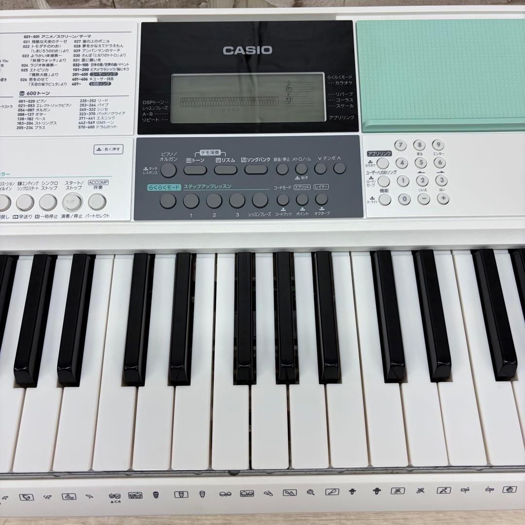 CASIO カシオ 光ナビゲーション 電子キーボード LK-512 ⑥