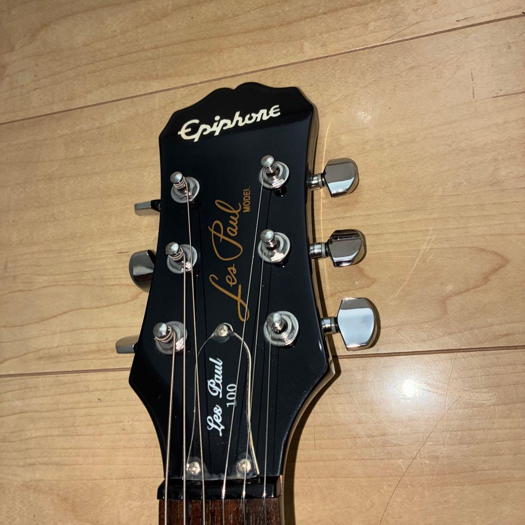 安い　Epiphone Les Paul 100 エピフォン新ロゴ　いい音