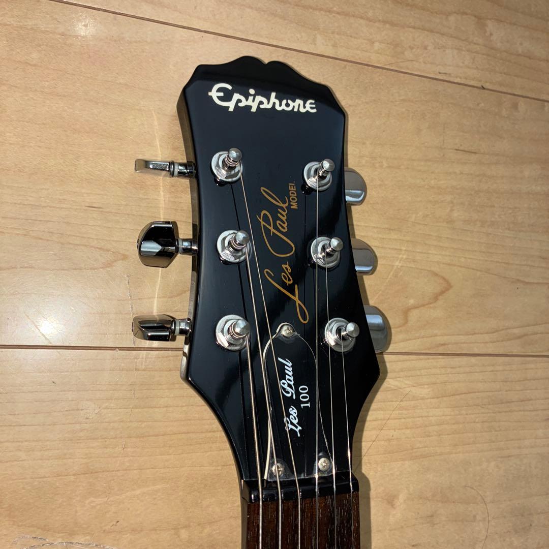 安い　Epiphone Les Paul 100 エピフォン新ロゴ　いい音