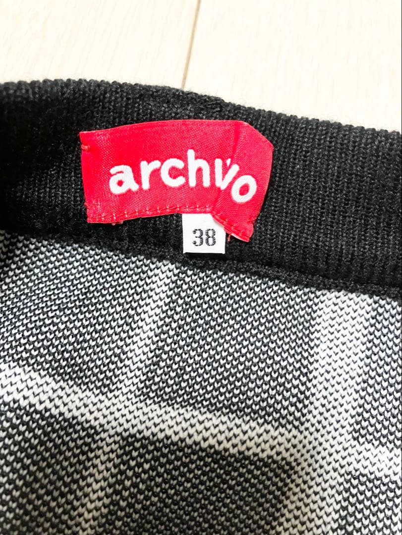(超美品)アルチビオarchivio ニットスカート 2024年秋冬 サイズ38