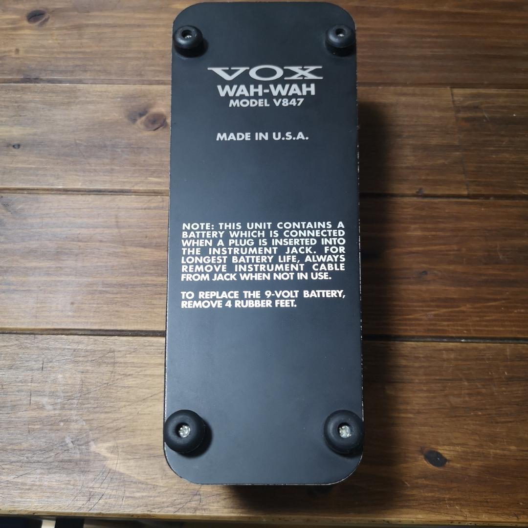 ギター VOX WahWah model V847