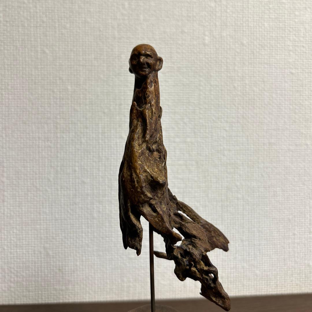 三瓶祐治氏　作品「漂流仏 羅漢」