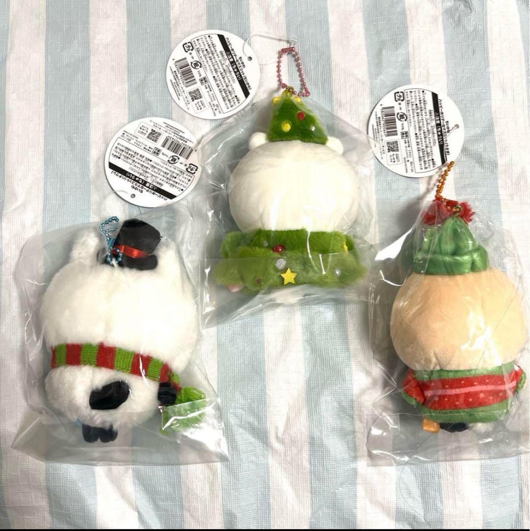 ちいかわ ハッピーホリデーなマスコット ぬいぐるみ ちいかわ ハチワレ うさぎ