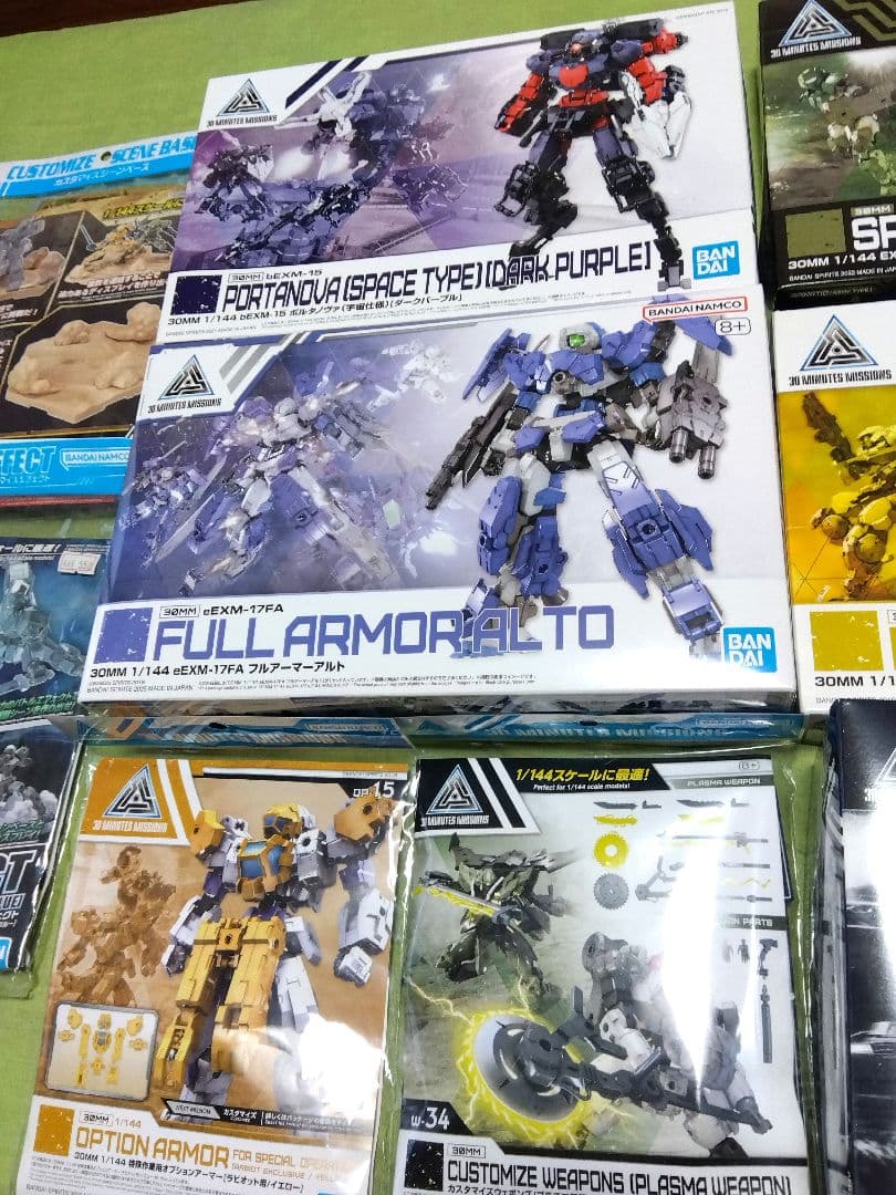 メ*ナ様 30MMまとめ売り9点・フルアーマーアルト、プレバン限定品等