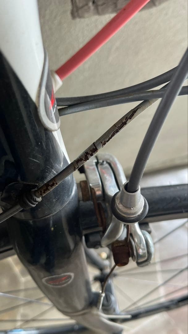 自転車　本体　アンカー　ロードバイク　競輪　ホワイト　ブラック