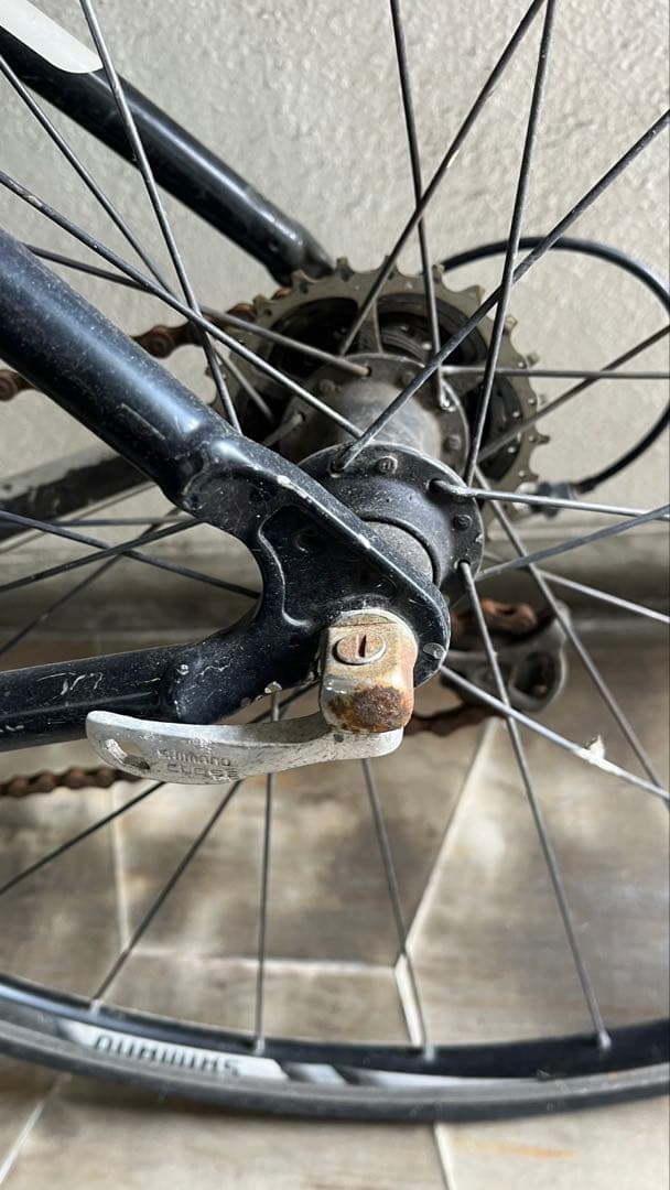 自転車　本体　アンカー　ロードバイク　競輪　ホワイト　ブラック