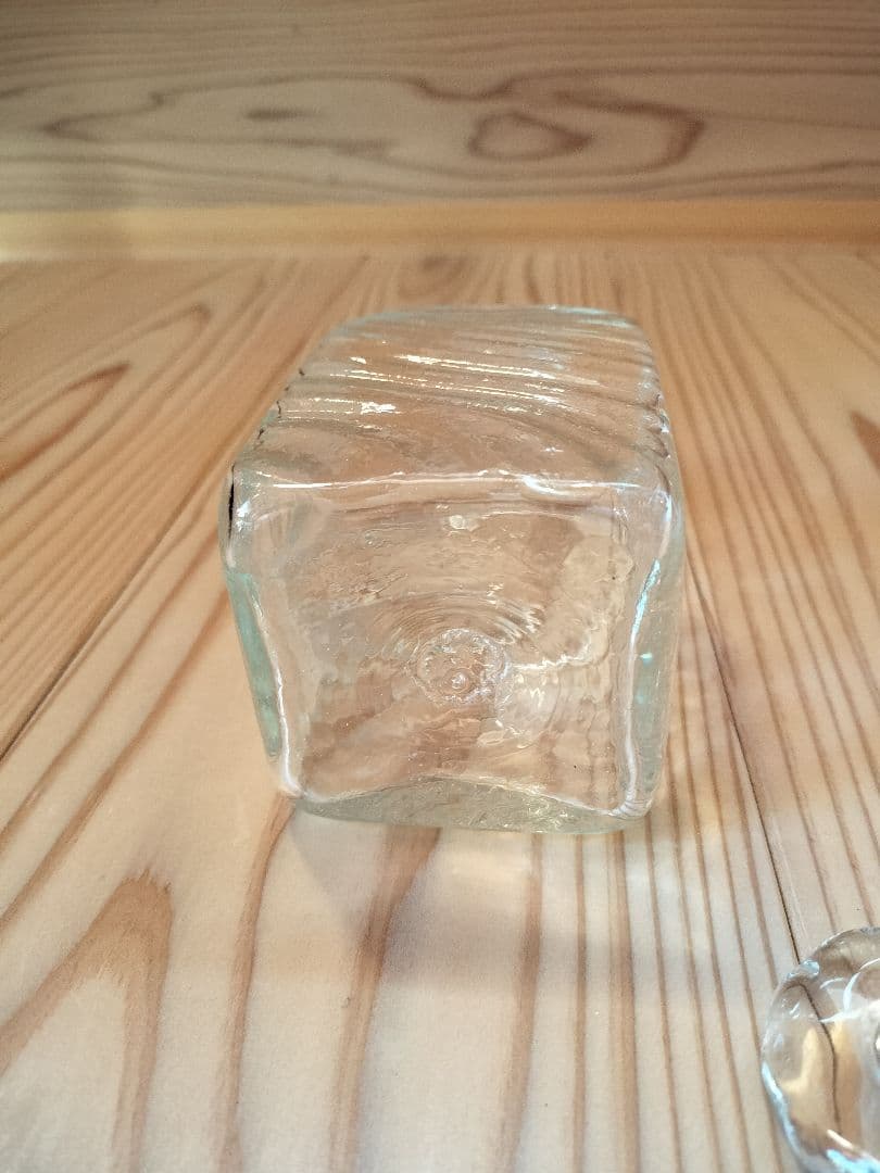 倉敷ガラス　小谷真三作　栓付き瓶