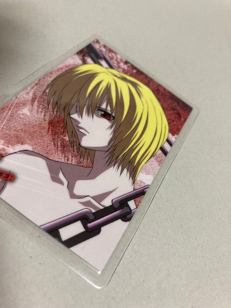 クラピカ ラミネートカード　NO.34 レア　旧アニメ　絵柄