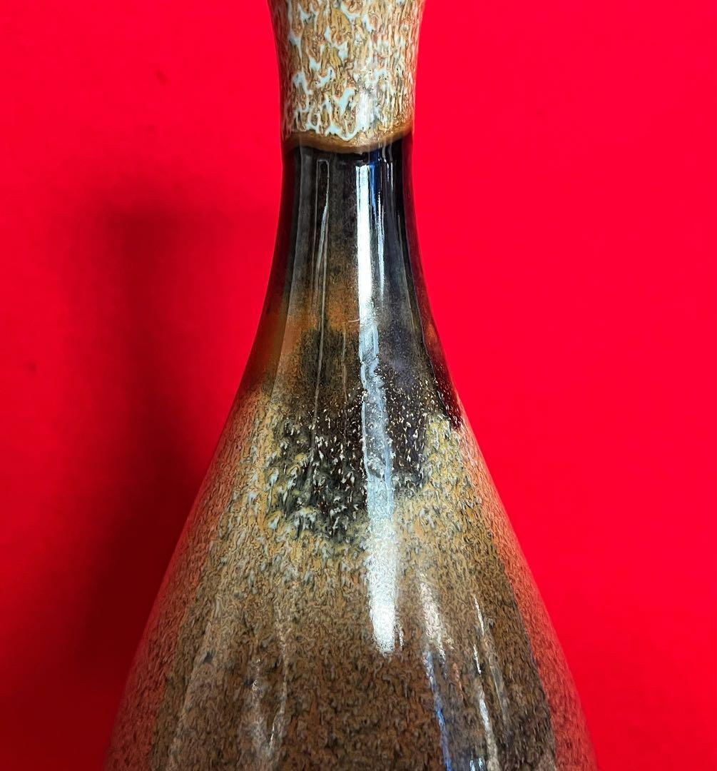 中国美術 古玩 中國磁州窑製 花瓶 花器 花入