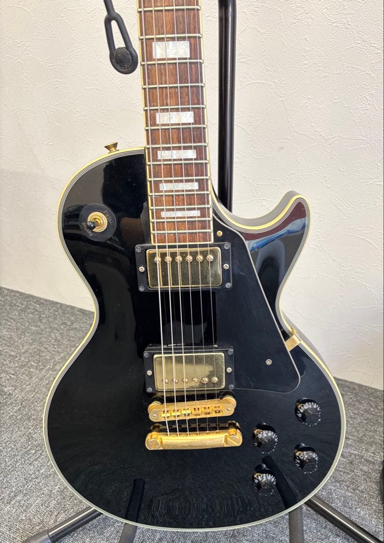 ハバーンド　Burny ブラック エレキギター レスポールスタイル