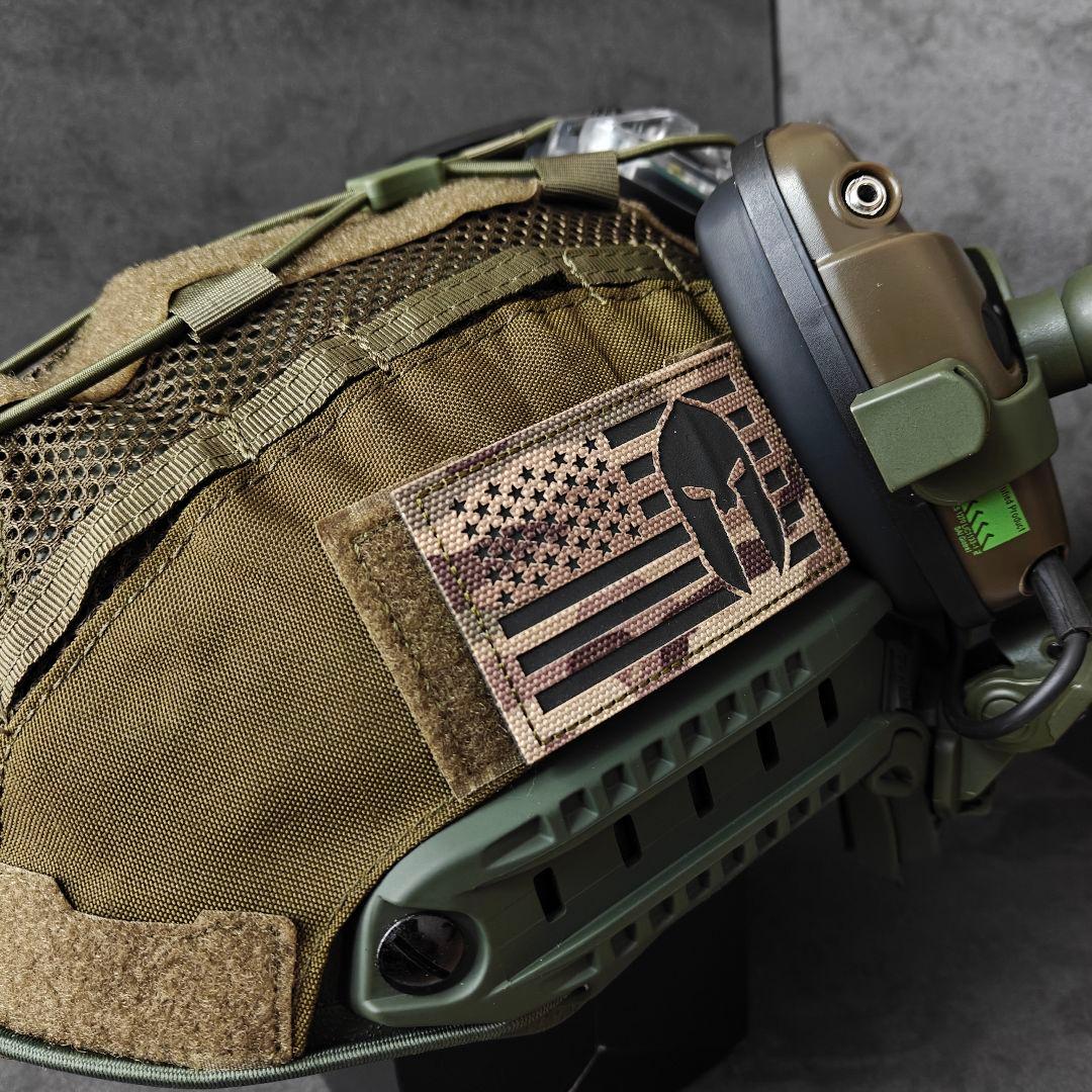 新品 実物NIJ IIIA防弾ヘルメット Fast SFタイプ ODフルセット