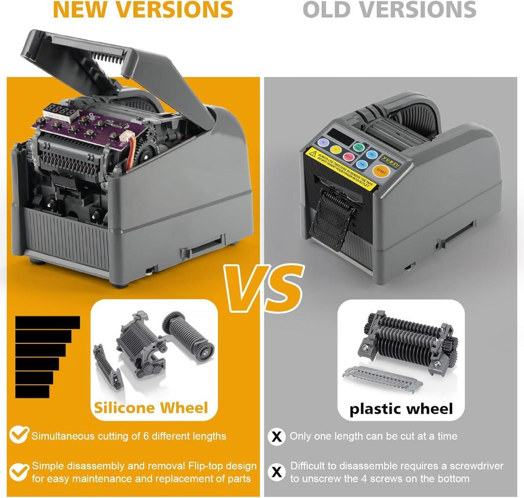 電動テープカッター 、スマート自動テープディスペンサー、幅6-60 mm