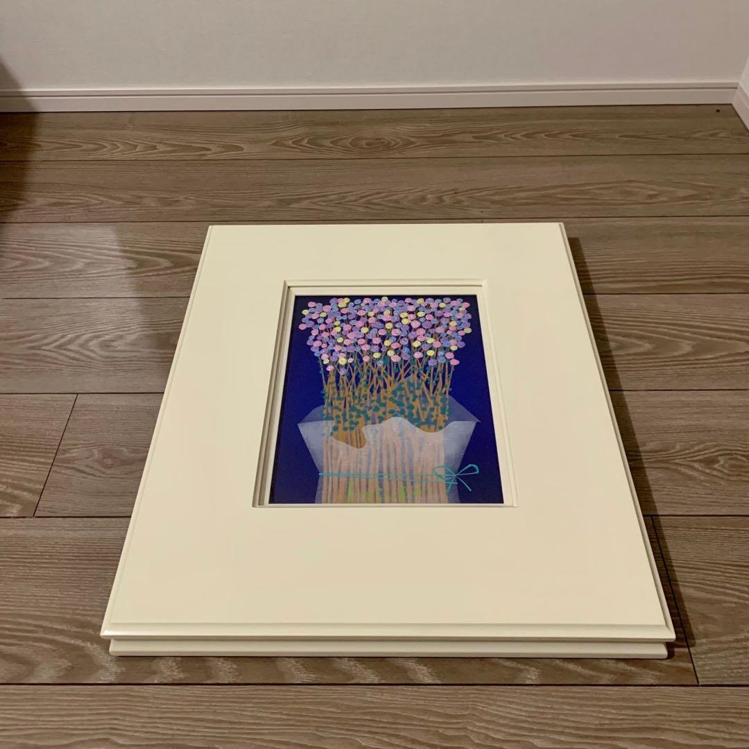 鈴木悦郎先生の絵画　春告げ花