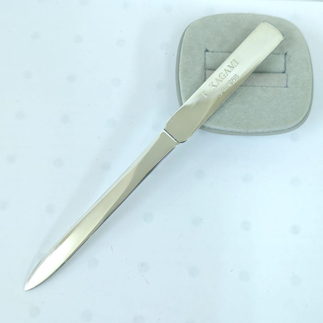 ティファニー レターオープナー ペーパーナイフ シルバープレート　刻印あり