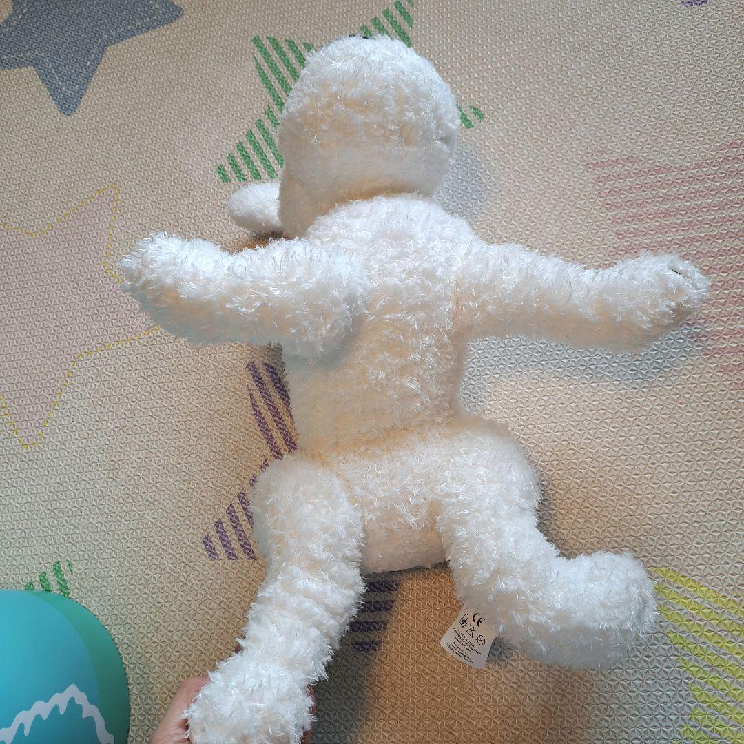 タンタンの冒険　スノーウィ　犬　ぬいぐるみ　TINTIN 白い　箱付き　筒