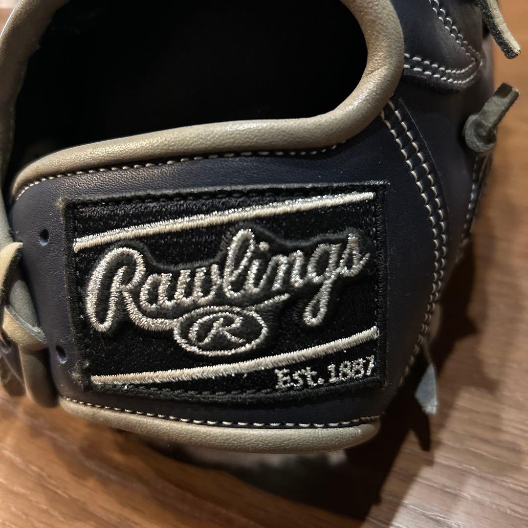 Rawlings 軟式　グローブ ネイビー/ベージュ