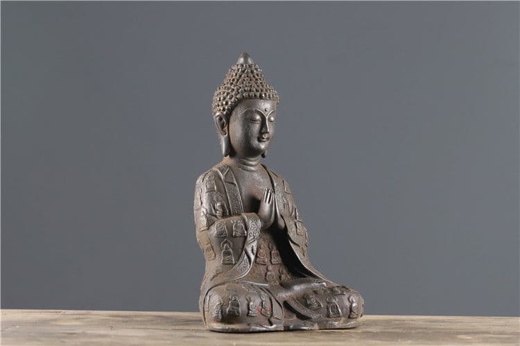 鉄像 鉄仏 釈迦千衣仏 堂に奉安します 鎮宅 辟邪 開運 風水 招財 置物