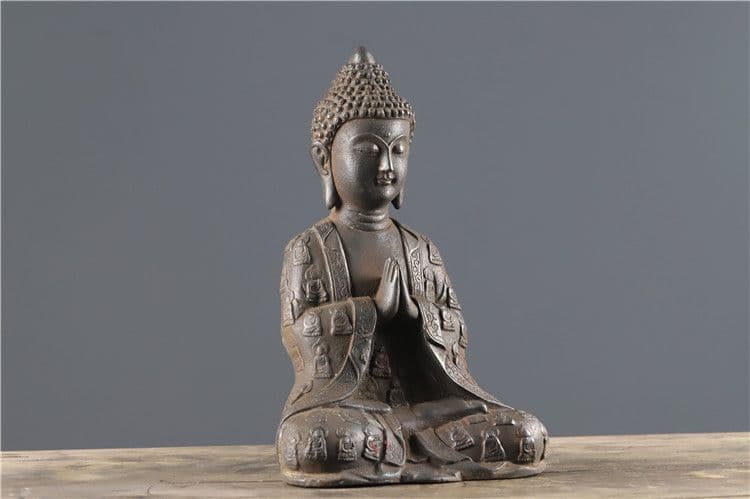 鉄像 鉄仏 釈迦千衣仏 堂に奉安します 鎮宅 辟邪 開運 風水 招財 置物