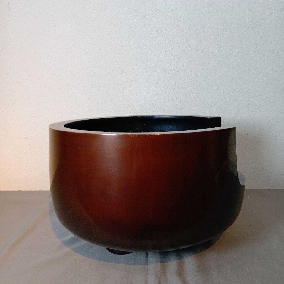 最後値下げ茶道具　(釜師)吉羽與兵衛作　唐金道安風炉　五徳付　共箱