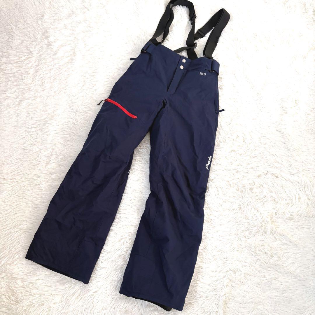 美品☆Phenix フェニックス　スキーウェア上下　スノボ　レッド　紺　Mサイズ