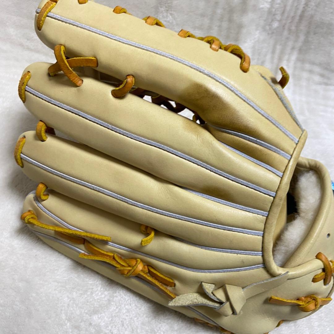 ミズノ　グローバルエリート　ダイバーシティブルー　硬式　グローブ　耕作印