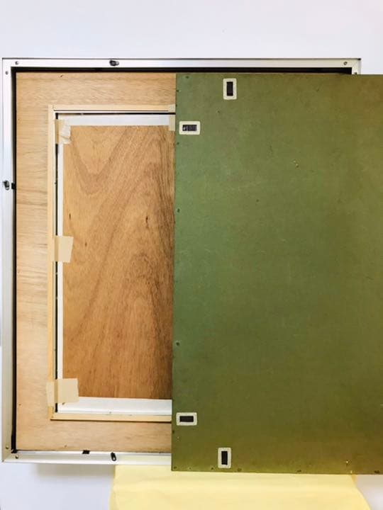 黒田稲皐『農耕図』日本画 和紙 まくり 原画 約10号 真作保証 1点物