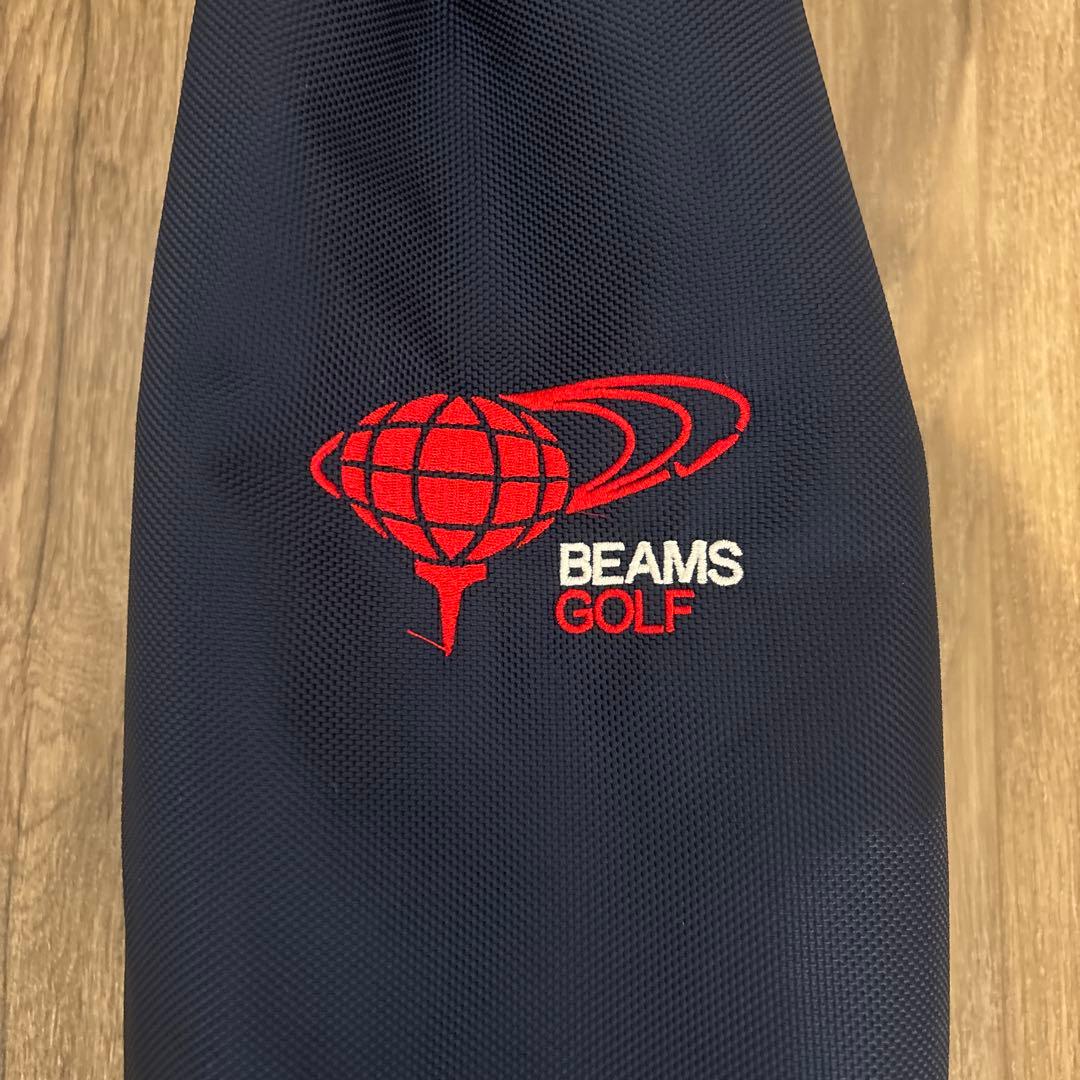 BEAMS GOLF スタンド付きキャディバッグ ネイビー