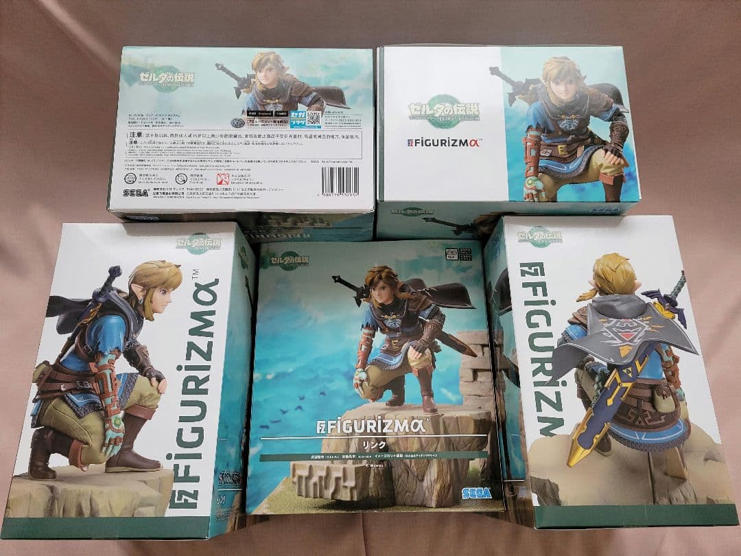 ゼルダの伝説 リンク FIGURIZMα フィギュア 5個セット