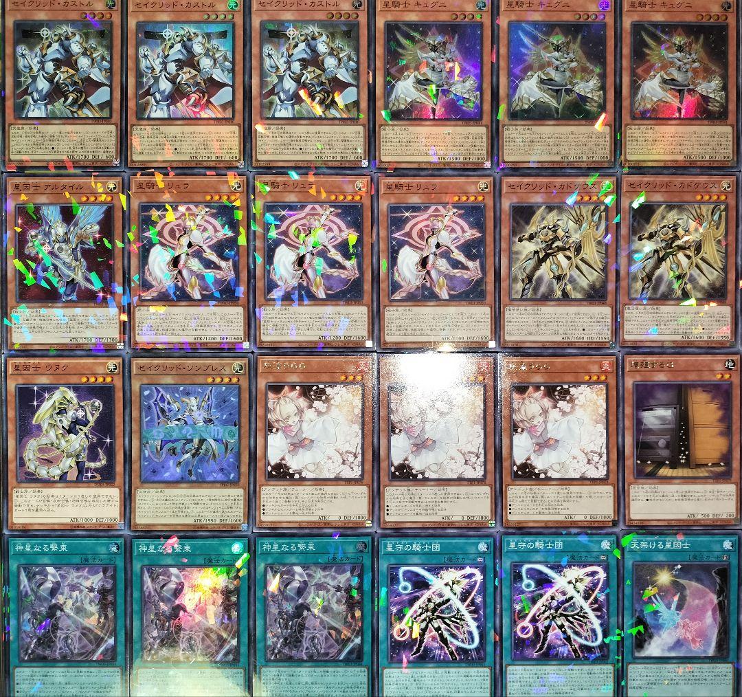 遊戯王デッキ　星騎士デッキ　ガチ構築　テラナイト×セイクリッドデッキ